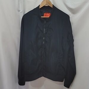 FREE with Purchase JOE FRESH Navy Bomber Jacket Lined Pockets  lightweight
